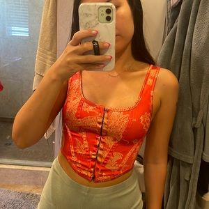 Urban outfitters corset top